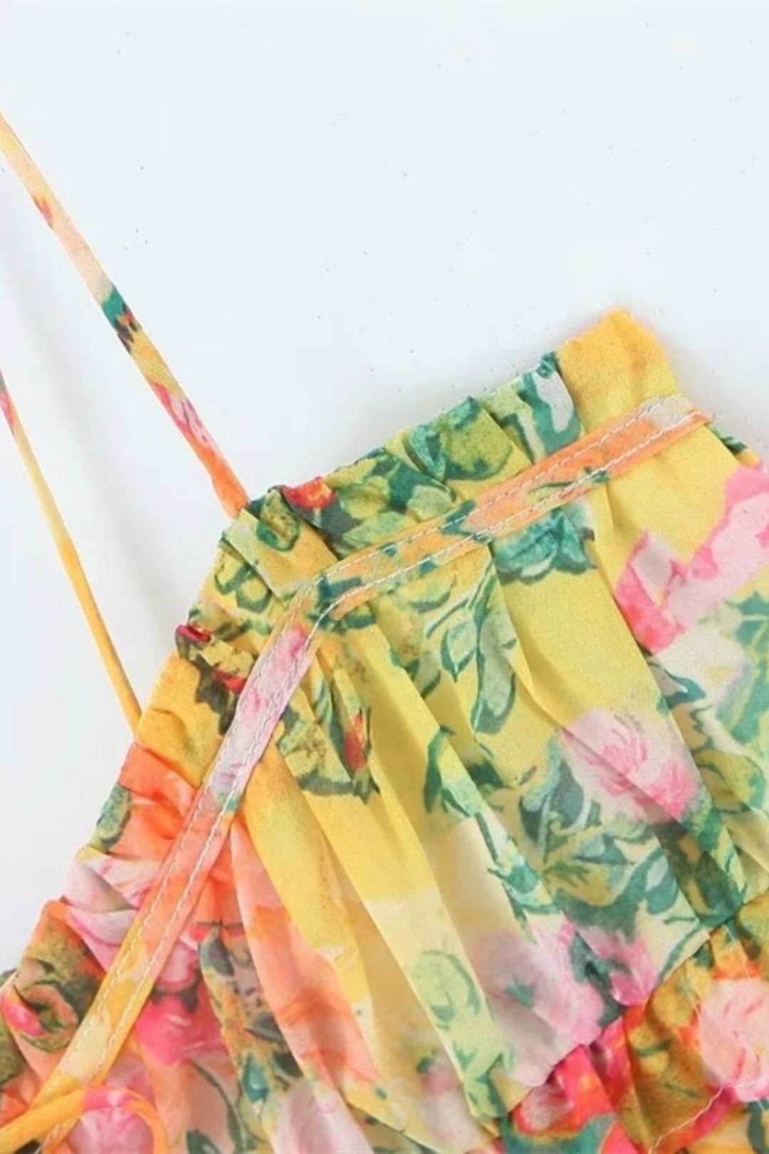 French Girls Ruffle Mini Dress