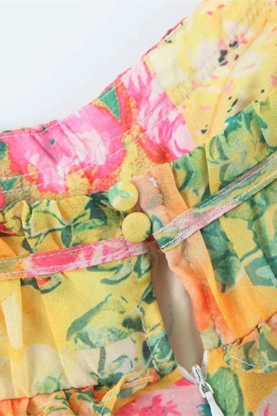 French Girls Ruffle Mini Dress