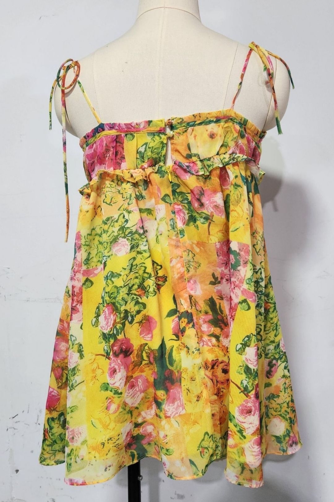 French Girls Ruffle Mini Dress