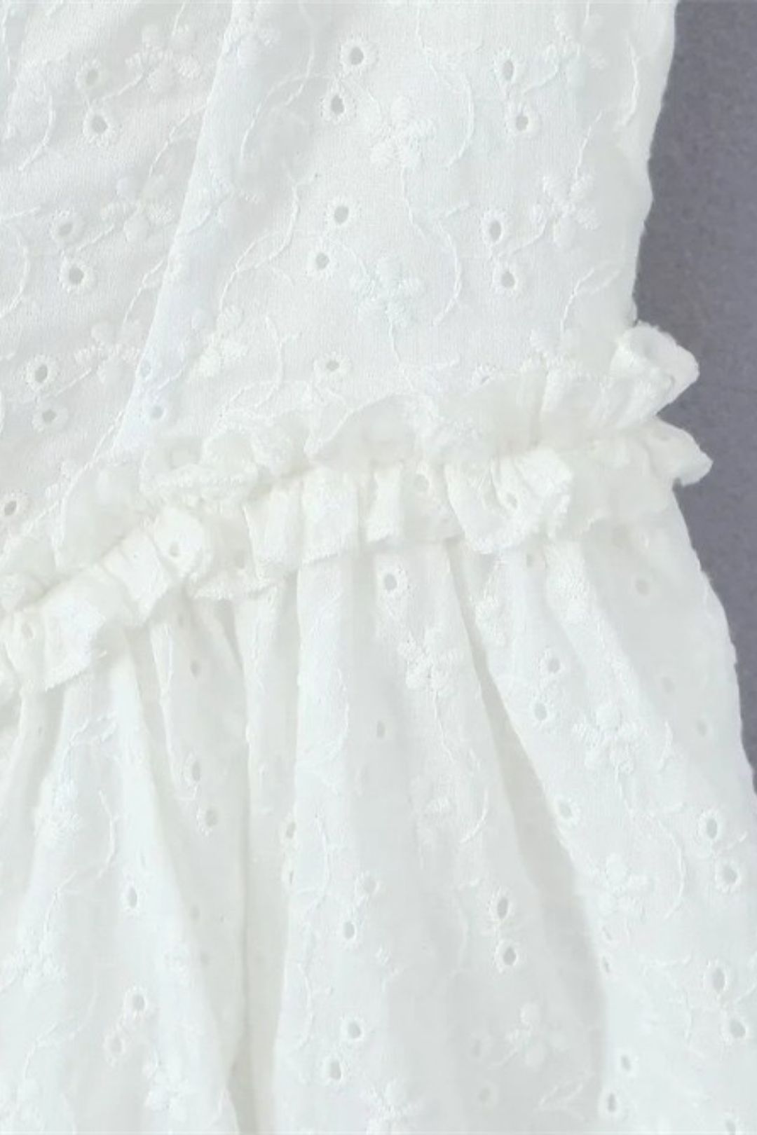 Chic Embroidered Suspender Dress