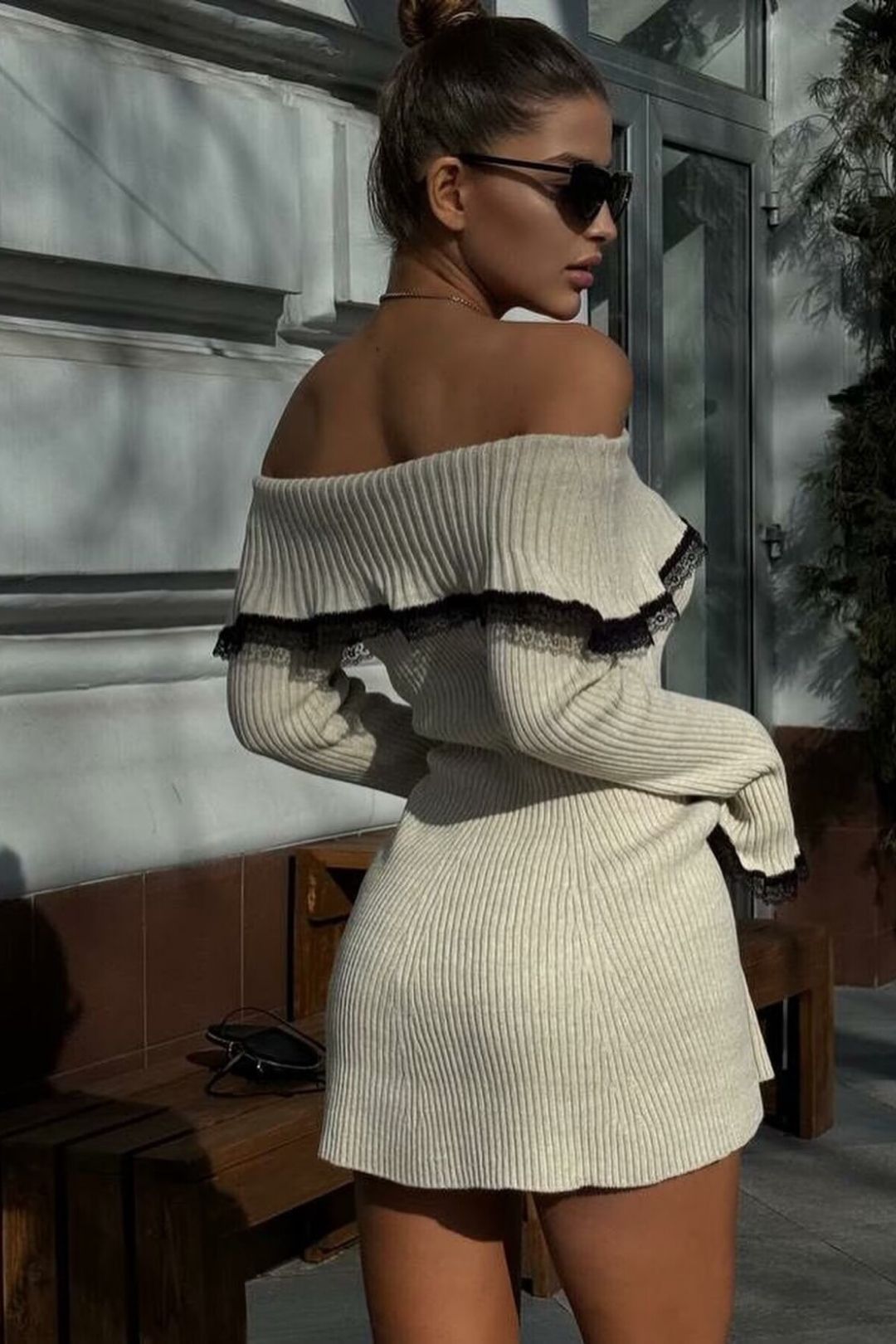 Sexy Slim Backless Mini Dress