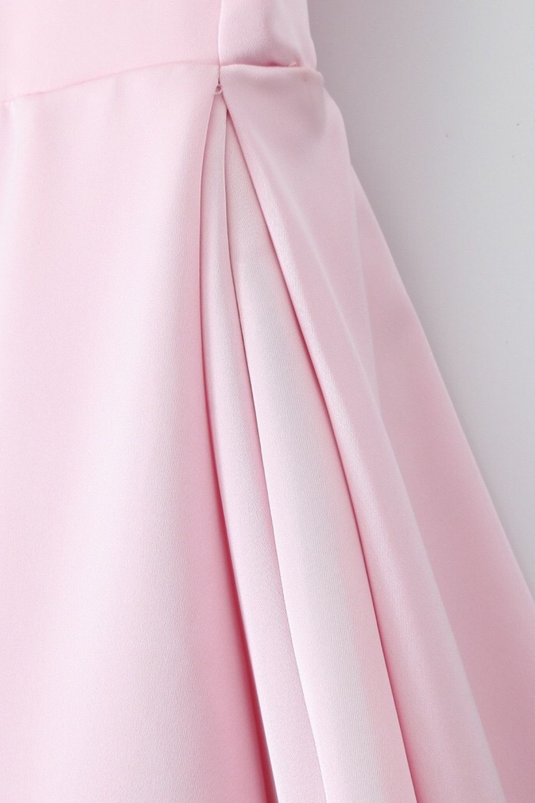 Sweet Pink Sexy Slim Backless Mid-length Dress