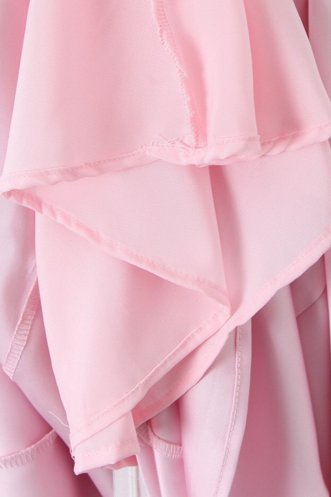 Sweet Pink Sexy Slim Backless Mid-length Dress