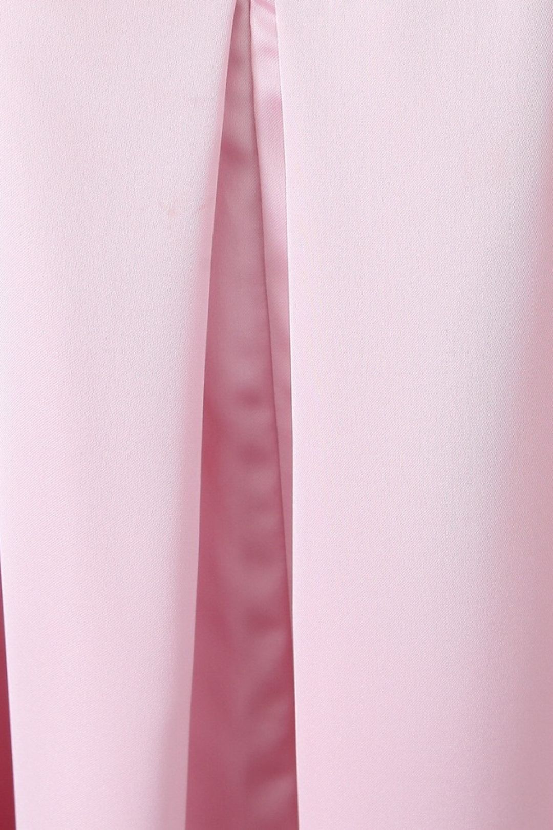 Sweet Pink Sexy Slim Backless Mid-length Dress