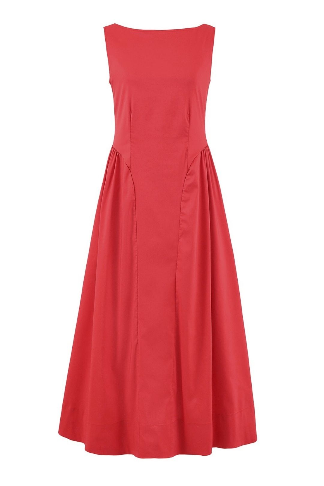 Boat Neck Sexy Backless Evening Dress