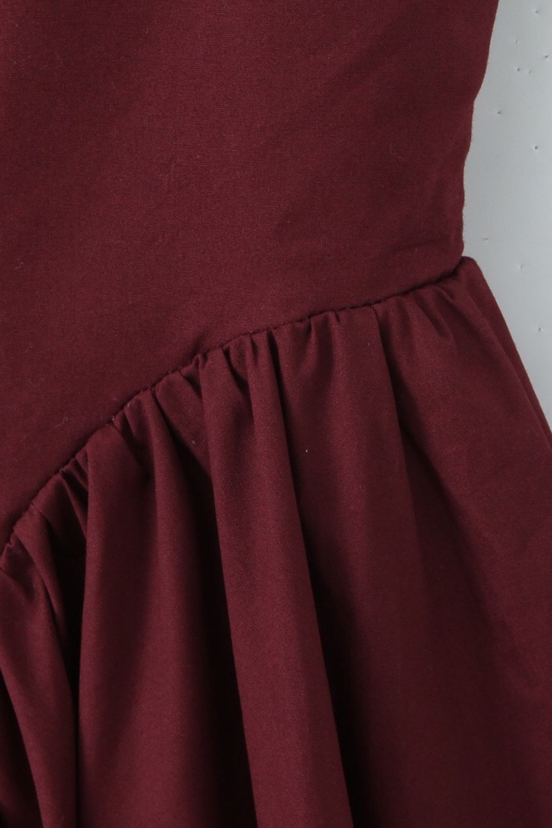 Backless Puffy Mini Dress