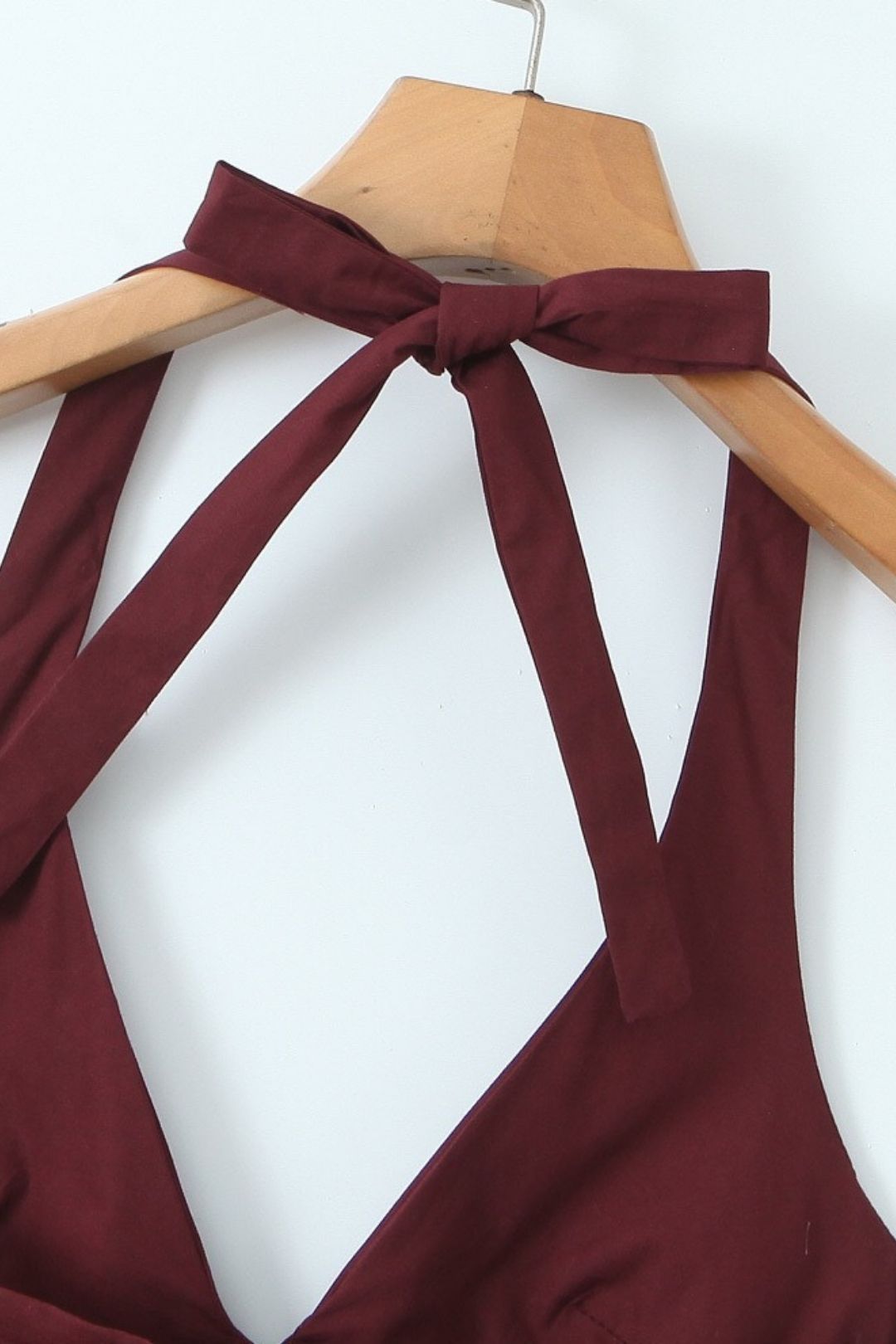 Backless Puffy Mini Dress