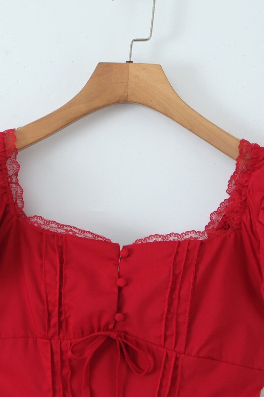 Square Collar Party Style Mini Dress