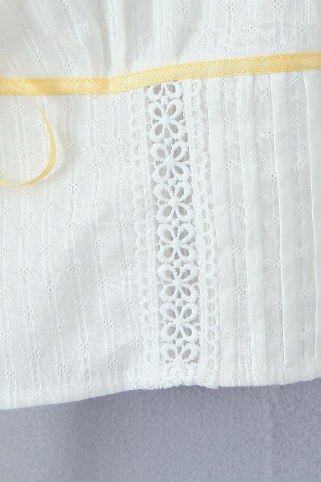 Ribbon Vest Top + High Waist Lace Maxi Skirt