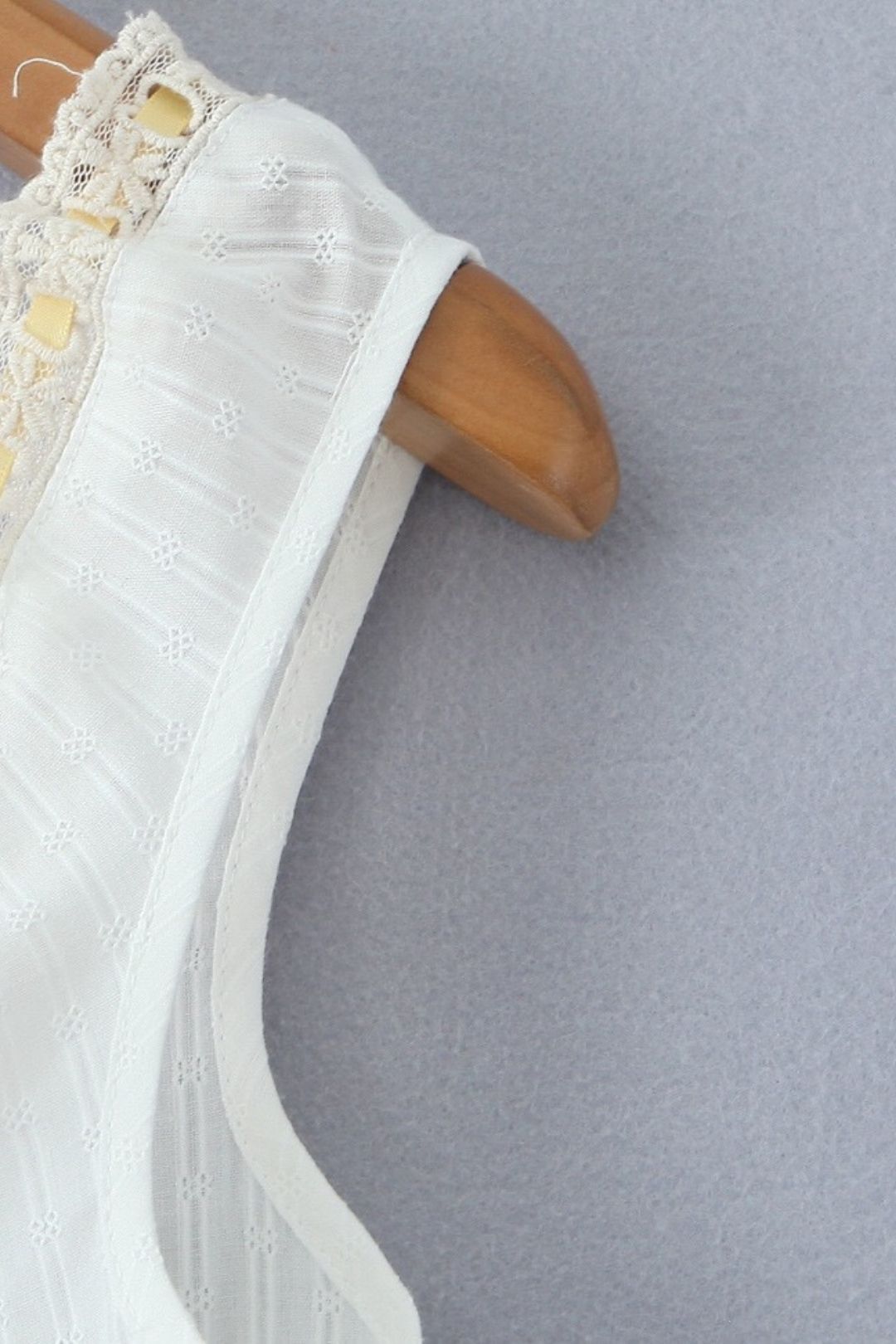 Ribbon Vest Top + High Waist Lace Maxi Skirt