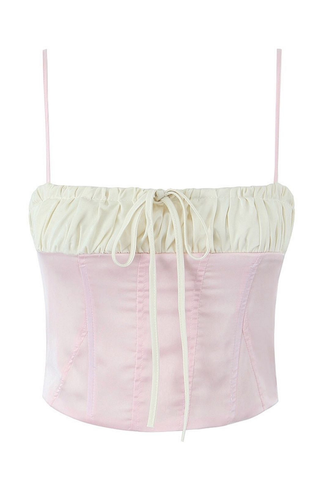 Colorblock Cute Small Suspender Sexy Backless Top