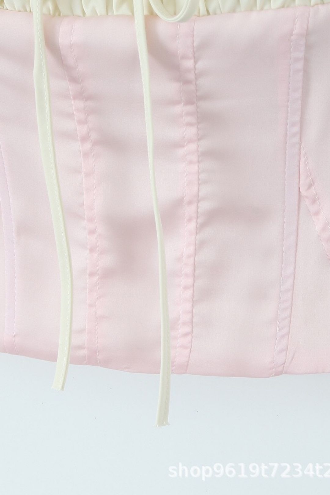 Colorblock Cute Small Suspender Sexy Backless Top