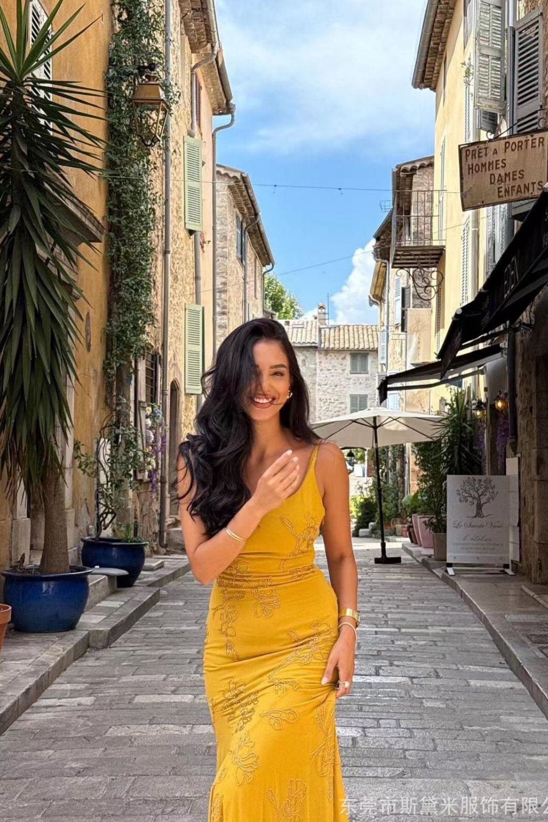 Suspender Holiday Maxi Dress