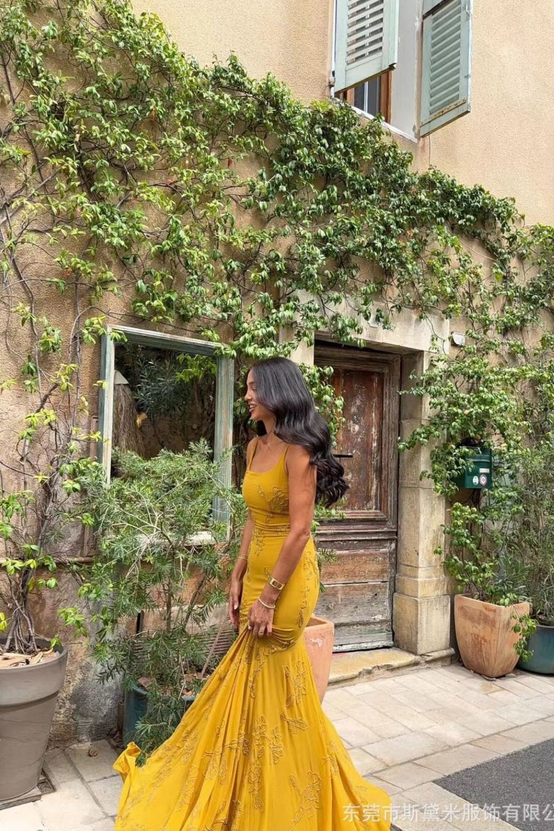 Suspender Holiday Maxi Dress