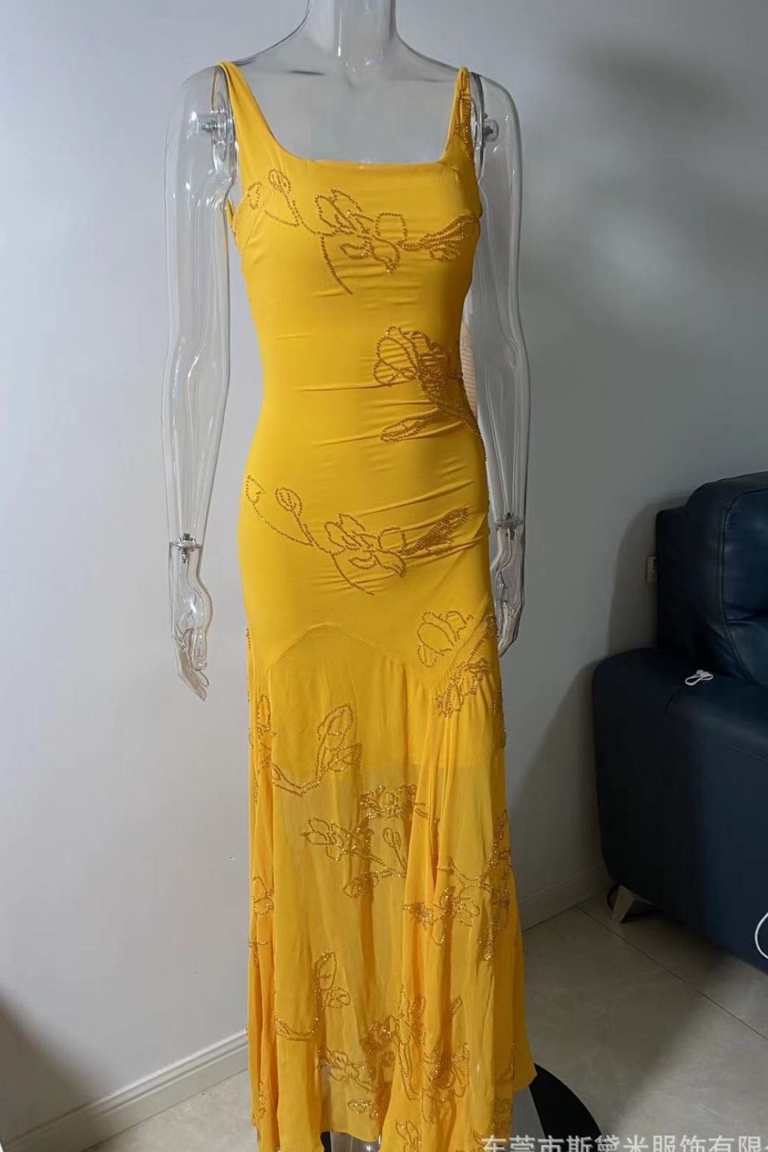 Suspender Holiday Maxi Dress