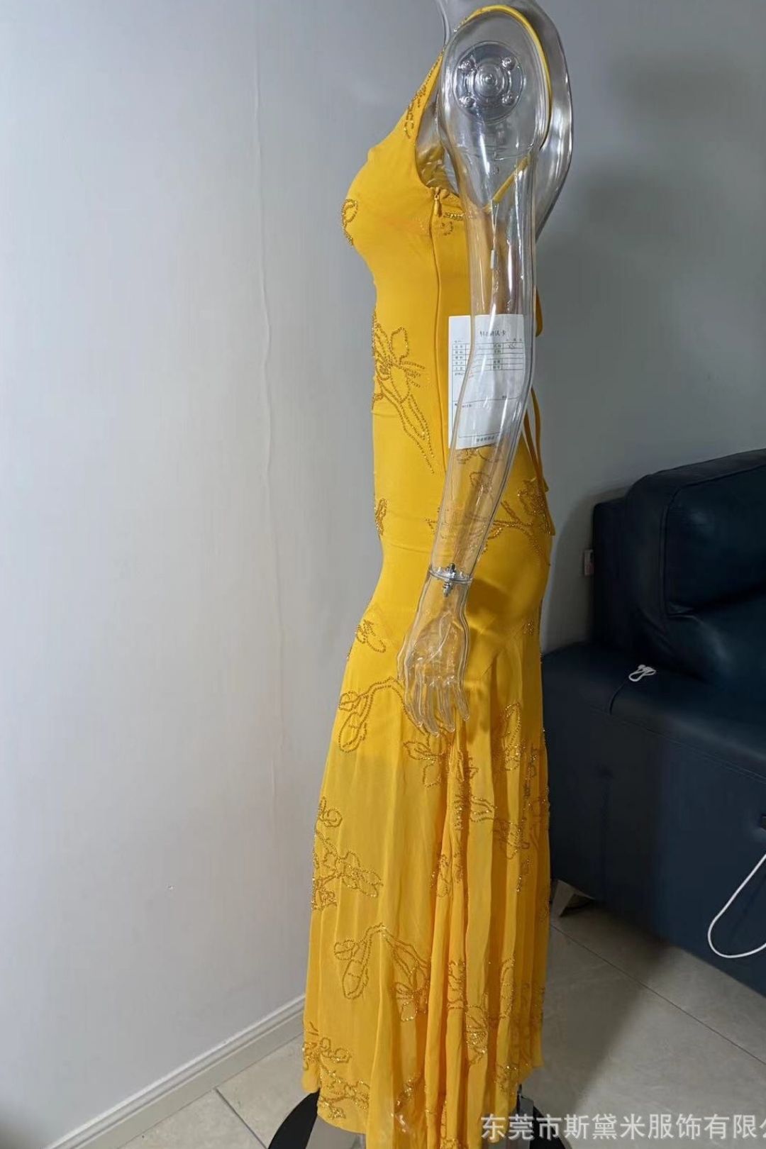 Suspender Holiday Maxi Dress