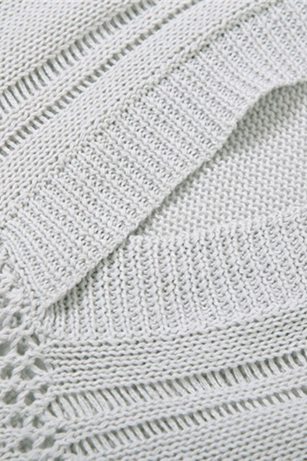 Knitted Hollow Hole Sexy V-neck Hip Dress