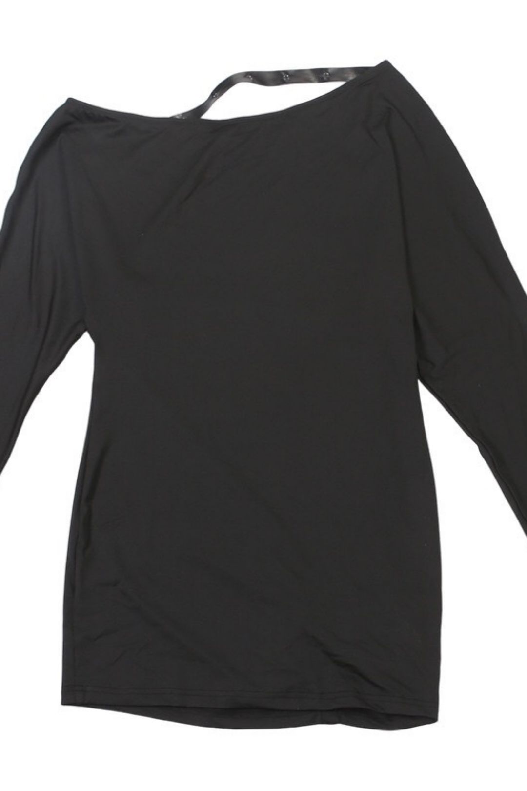 Oblique Shoulder Long Sleeve Tight Hip Dress