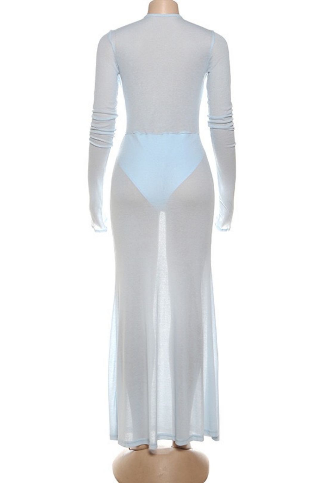 Deep V Sexy Hot Girl High Waist Slim Dress