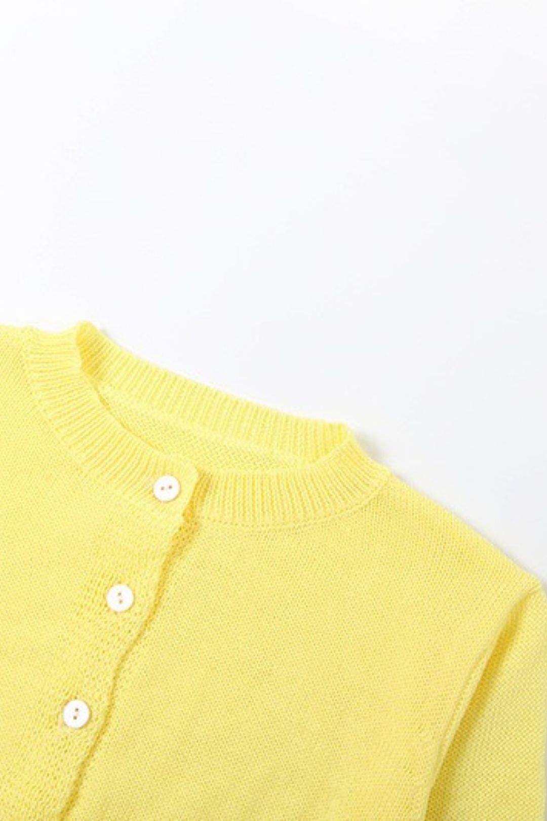 Street Knitted Button Round Neck Top Hip Skirt Suit