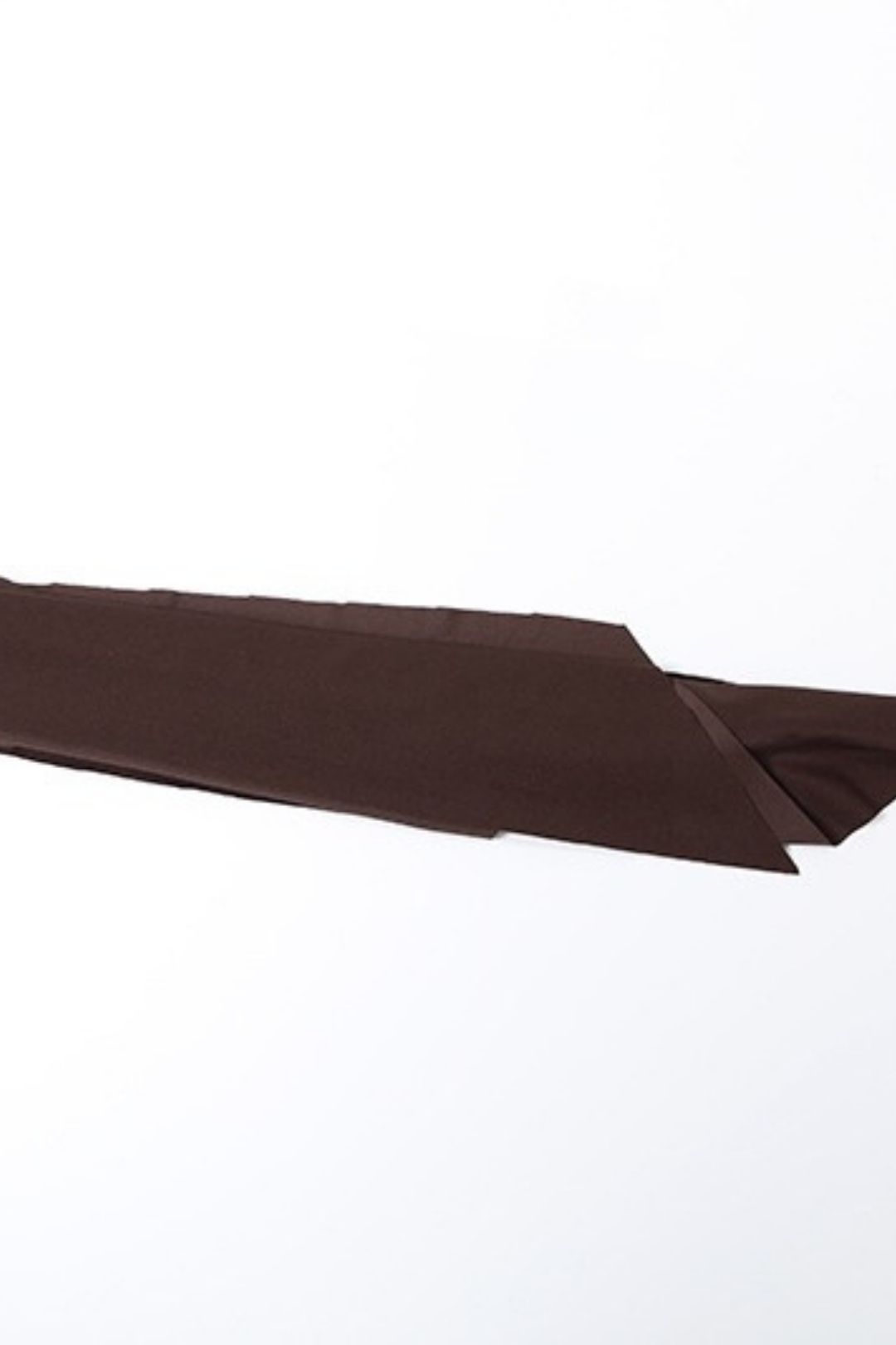 Sexy Backless Slim Solid Color Scarf Collar Slit One Shoulder Dress