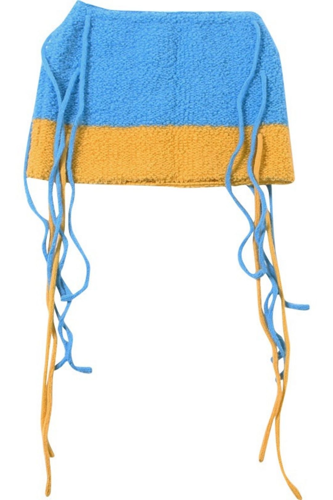 Solid Color High Waist Tight Knitted Tassel Hip Skirt