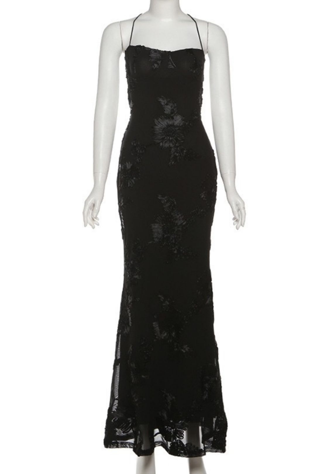 Sexy Slimming Backless Lace Dress