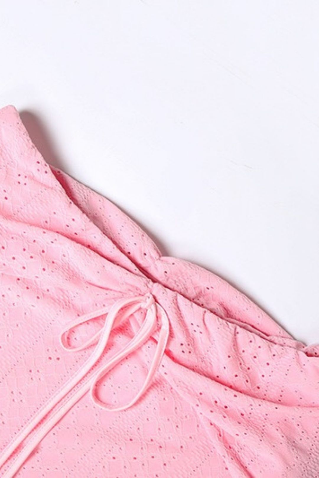 Solid Color Slim Bow One Shoulder Trumpet Sleeve Dress