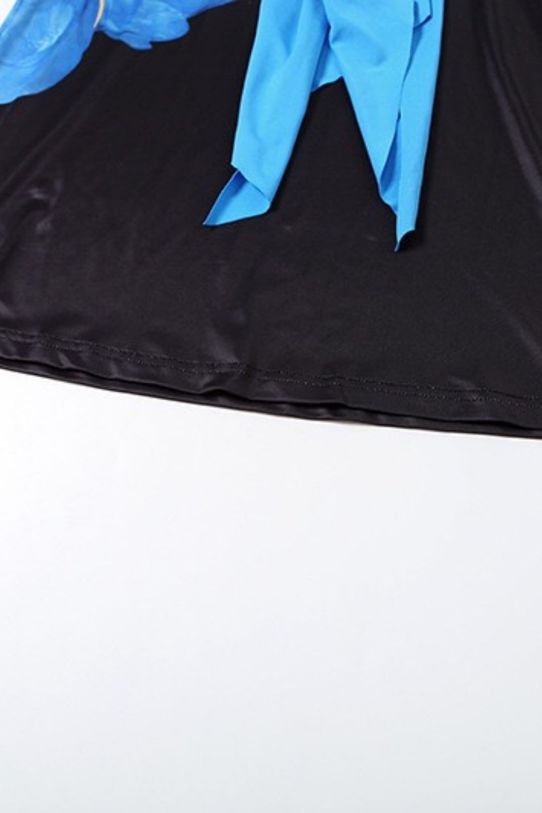 Sexy Halter Neck Slim Vest Contrast Color Print Strappy Skirt Suit