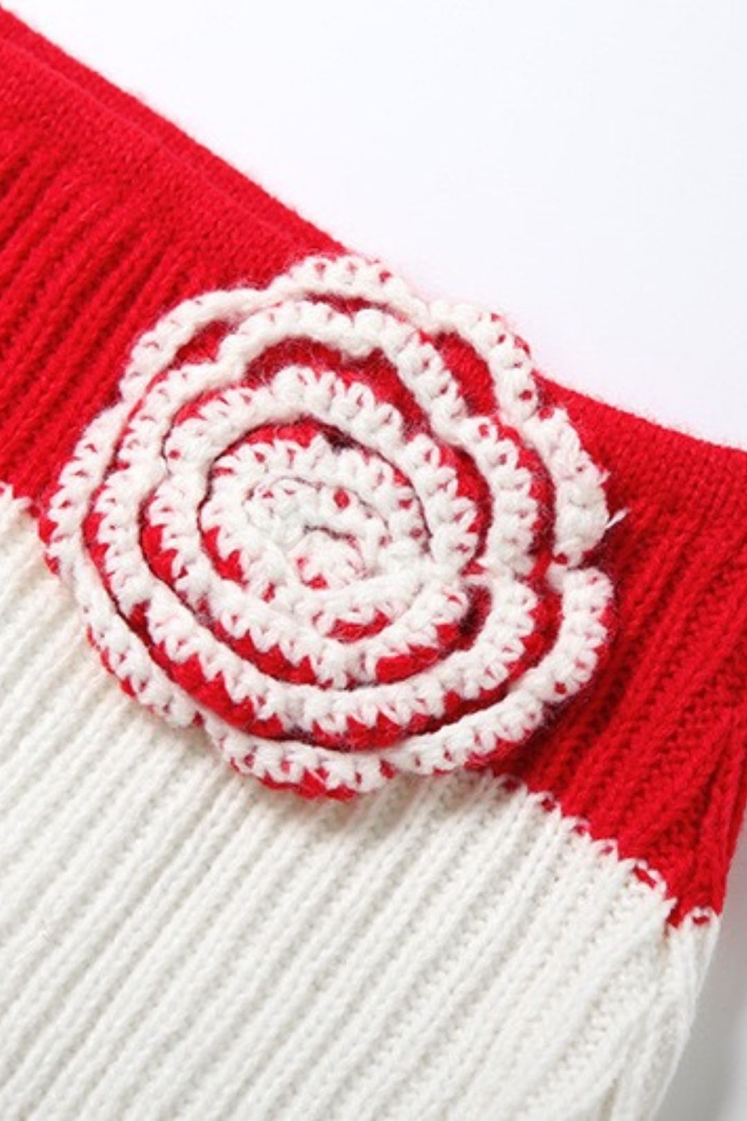 Knitted Crochet Halter Neck Small Suspenders Skirt Set