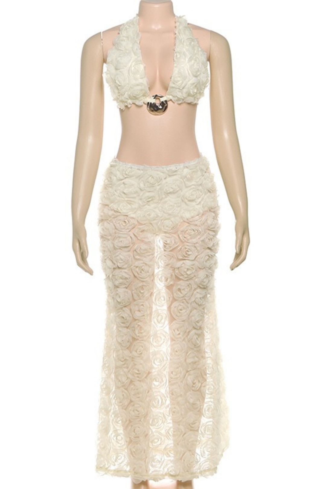 Small Suspenders Slim Briefs Skirt Three-piece Suit