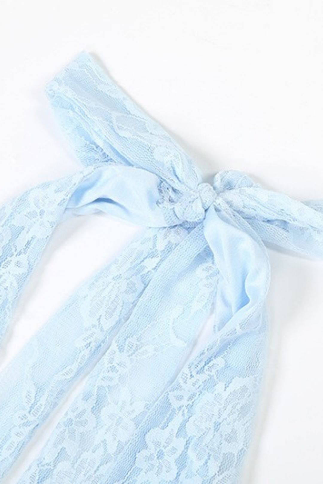 Sexy Deep V Neck Hollow Halter Neck Strap Lace Slit Dress