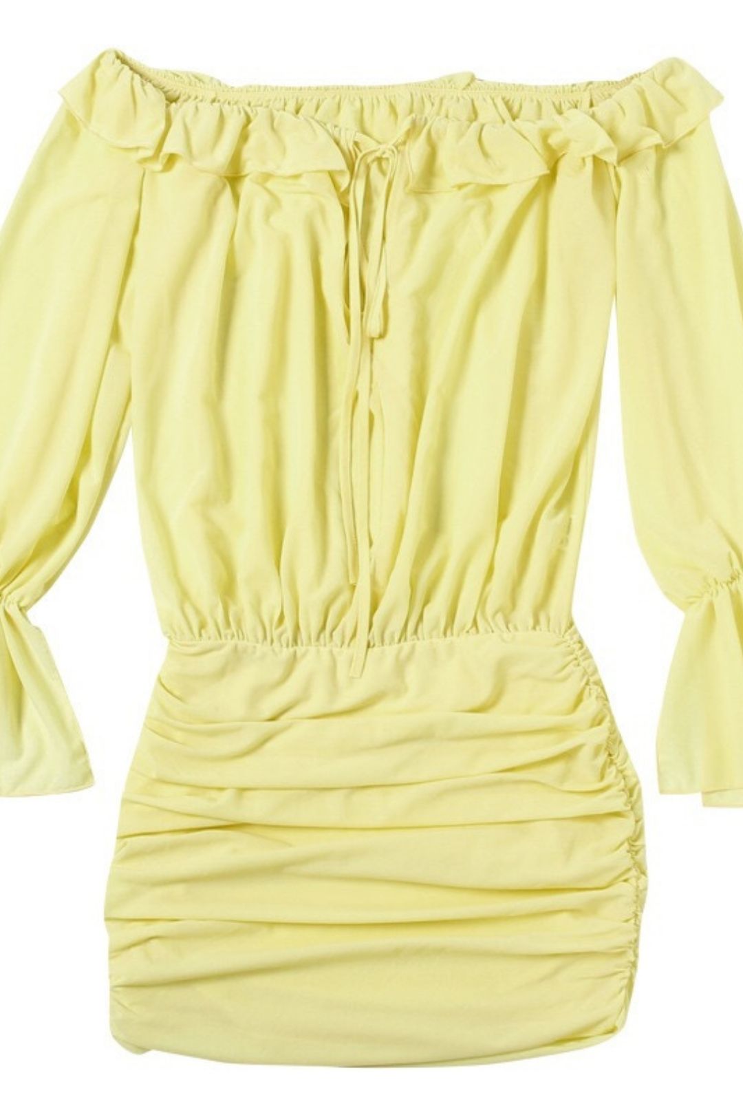 Sexy One-shoulder Hollow Lace Solid Color Slim Hip Dress