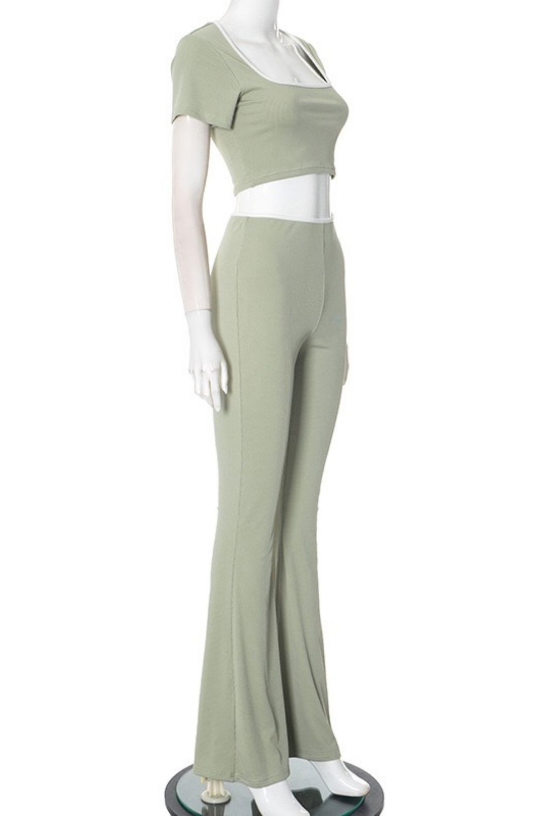 Micro-flared Slim Knitted Suit