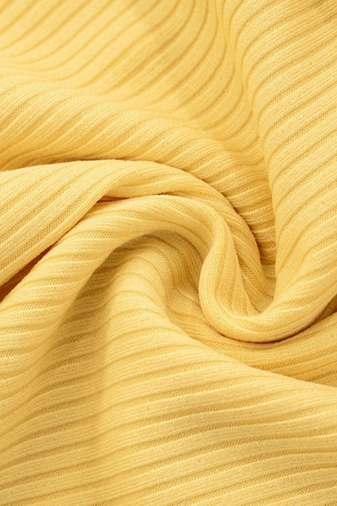 Threaded Halter Neck Hollow Rope Vest Folded High Waist Short Suit