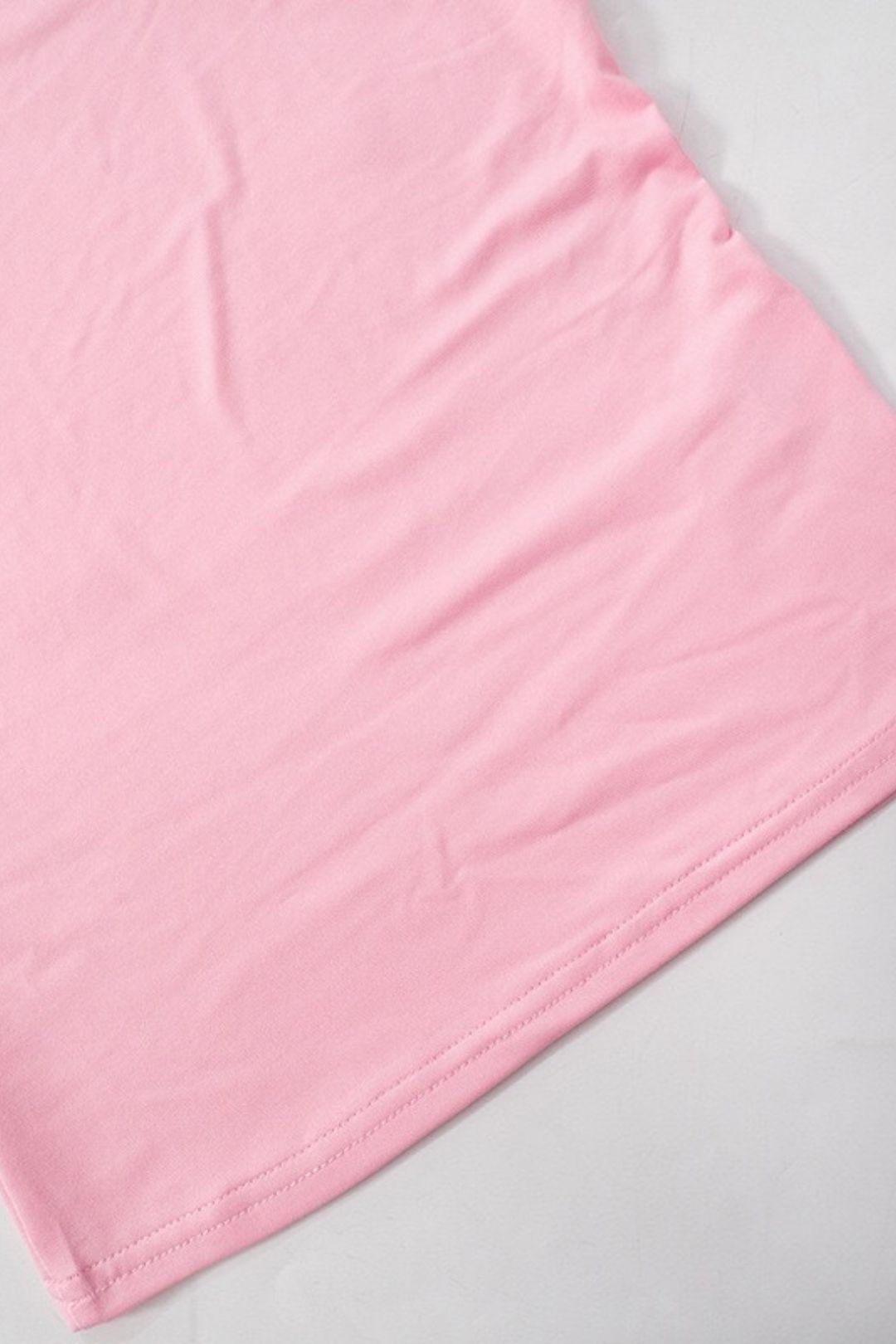 Round Neck Short-sleeved T-shirt Top Tight Trousers Two-piece Suit