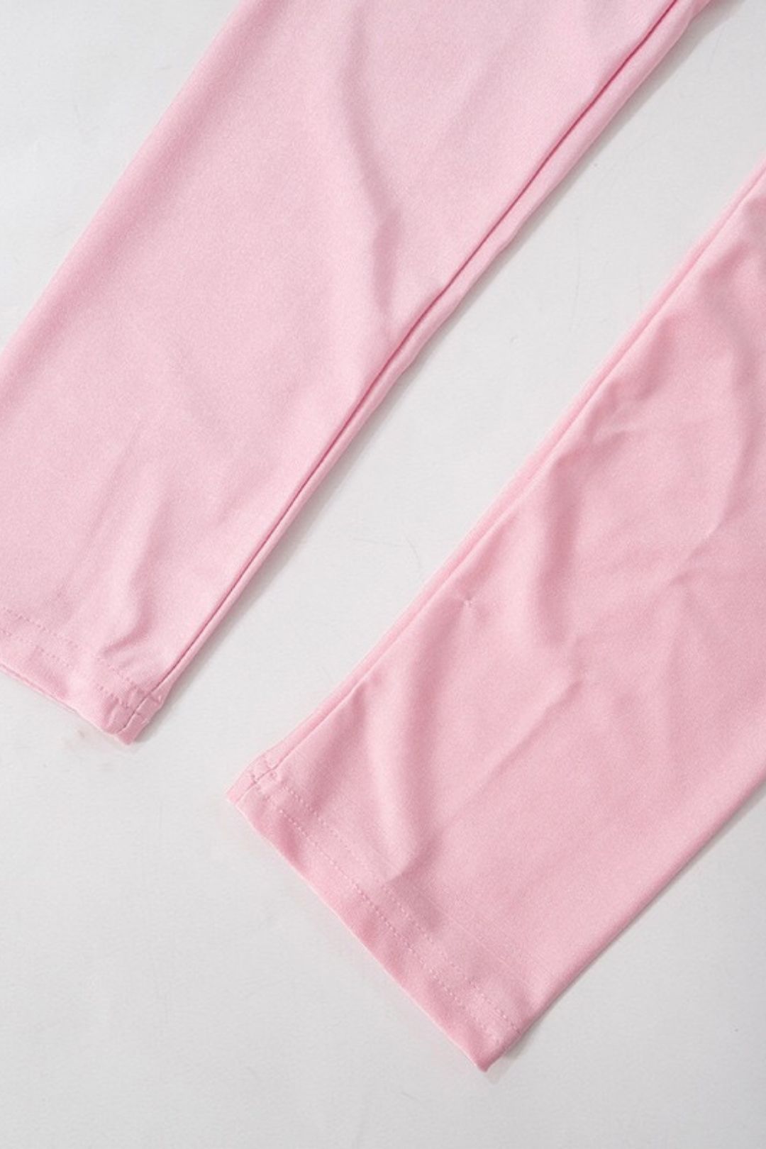 Round Neck Short-sleeved T-shirt Top Tight Trousers Two-piece Suit