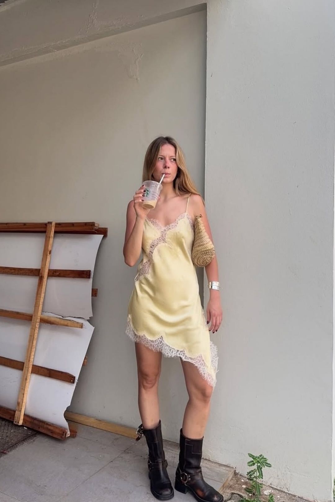 Sexy Lace Asymmetrical Suspender Dress