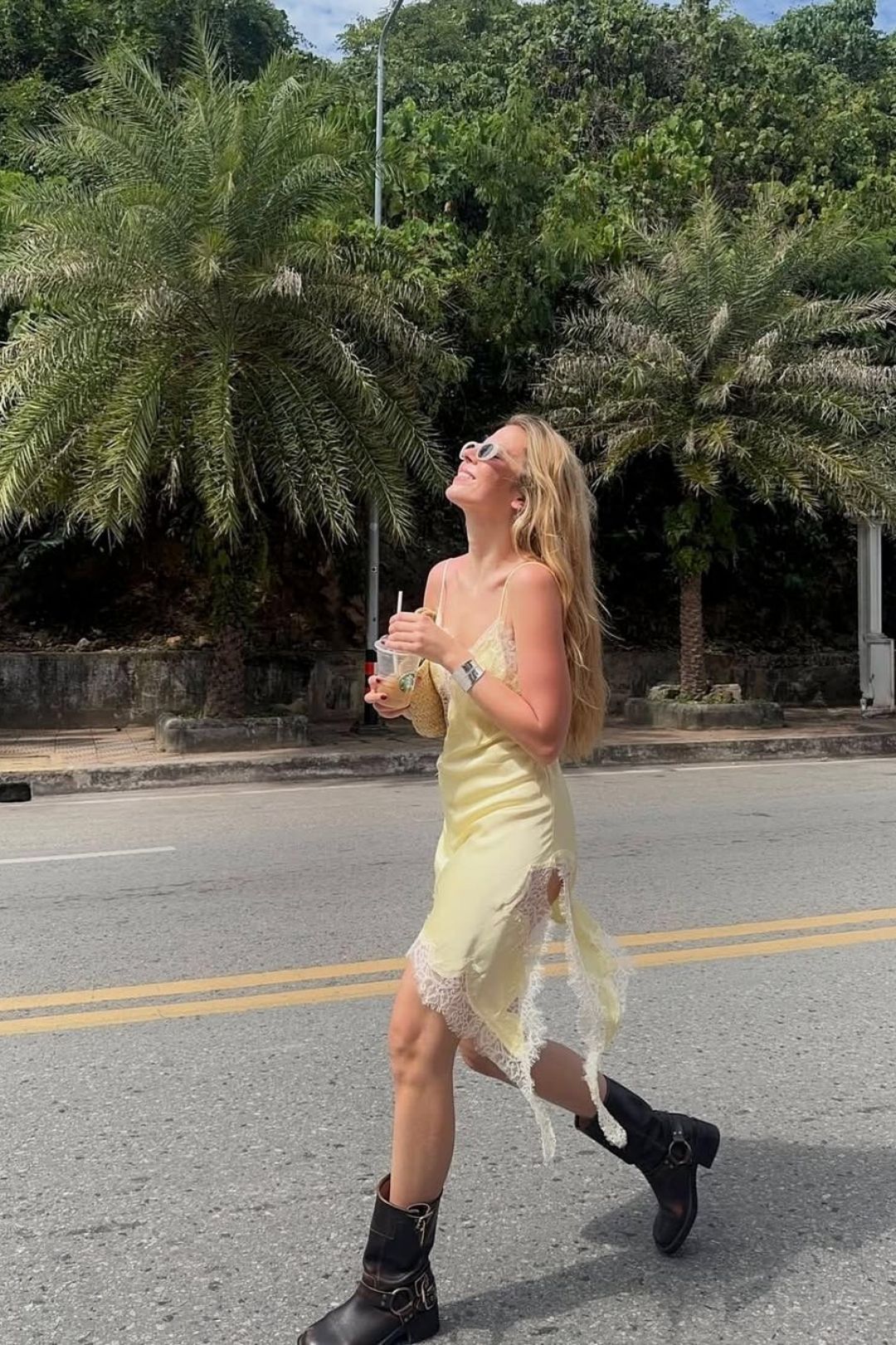 Sexy Lace Asymmetrical Suspender Dress