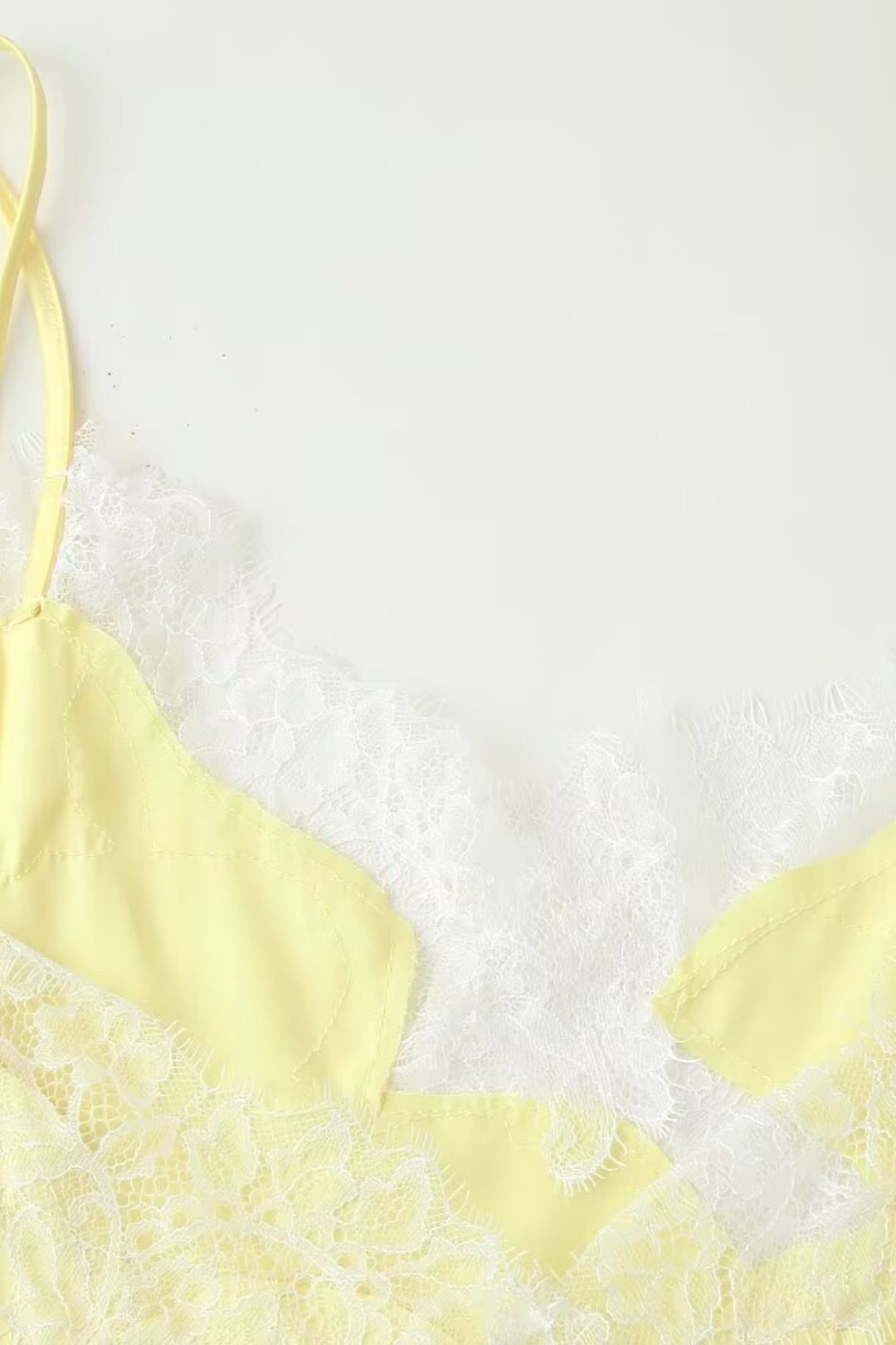 Sexy Lace Asymmetrical Suspender Dress