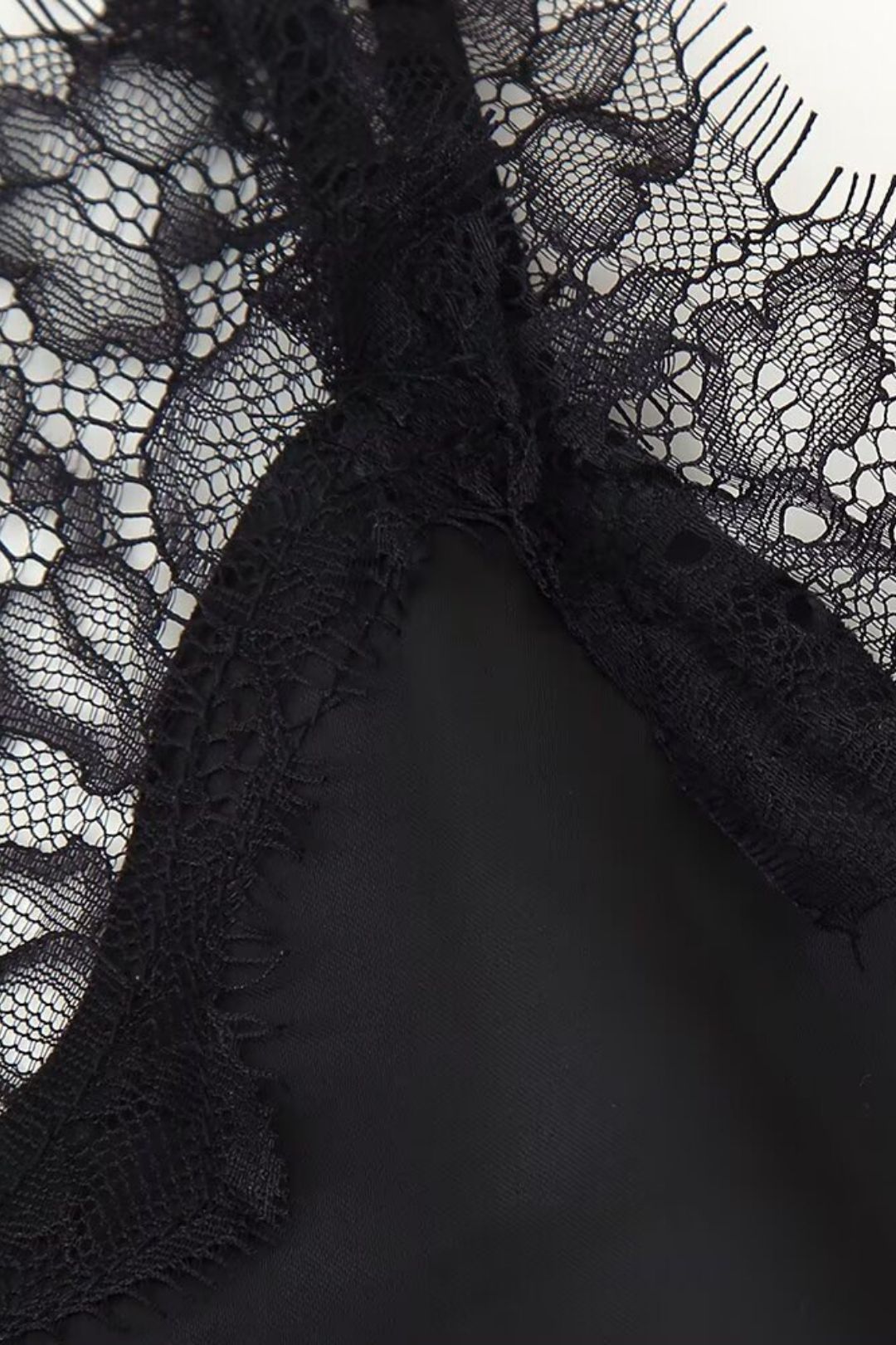 Sexy Lace Asymmetrical Suspender Dress