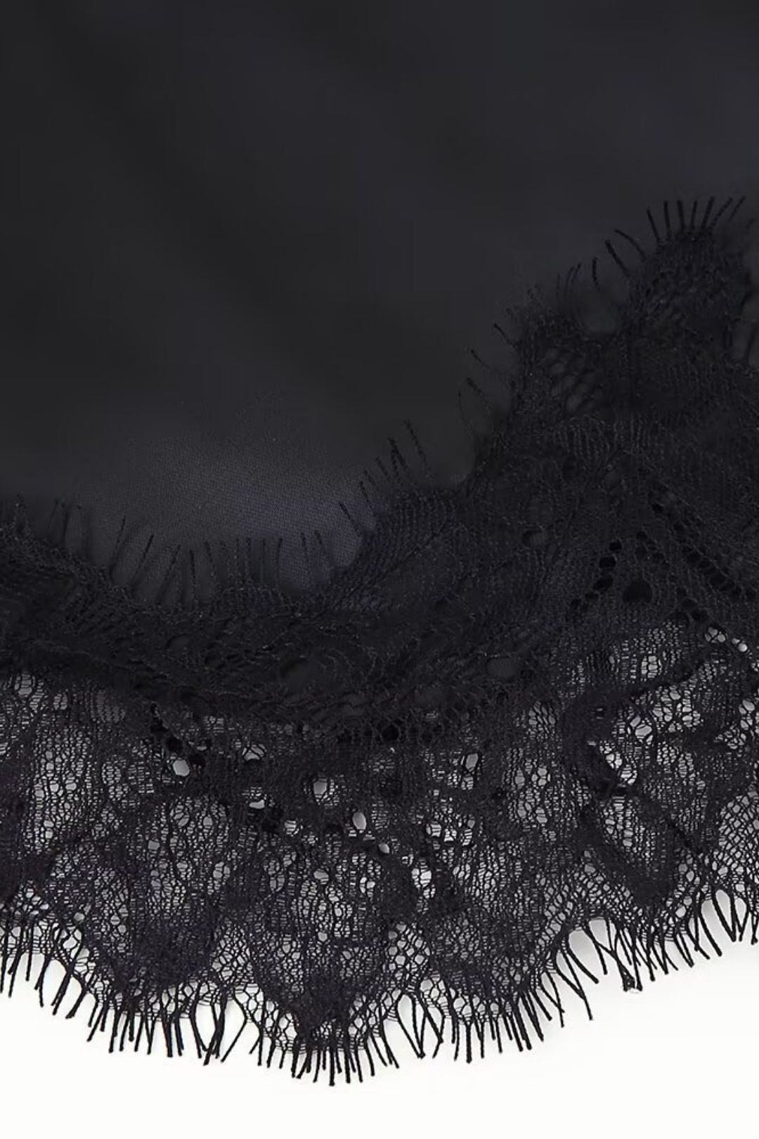 Sexy Lace Asymmetrical Suspender Dress