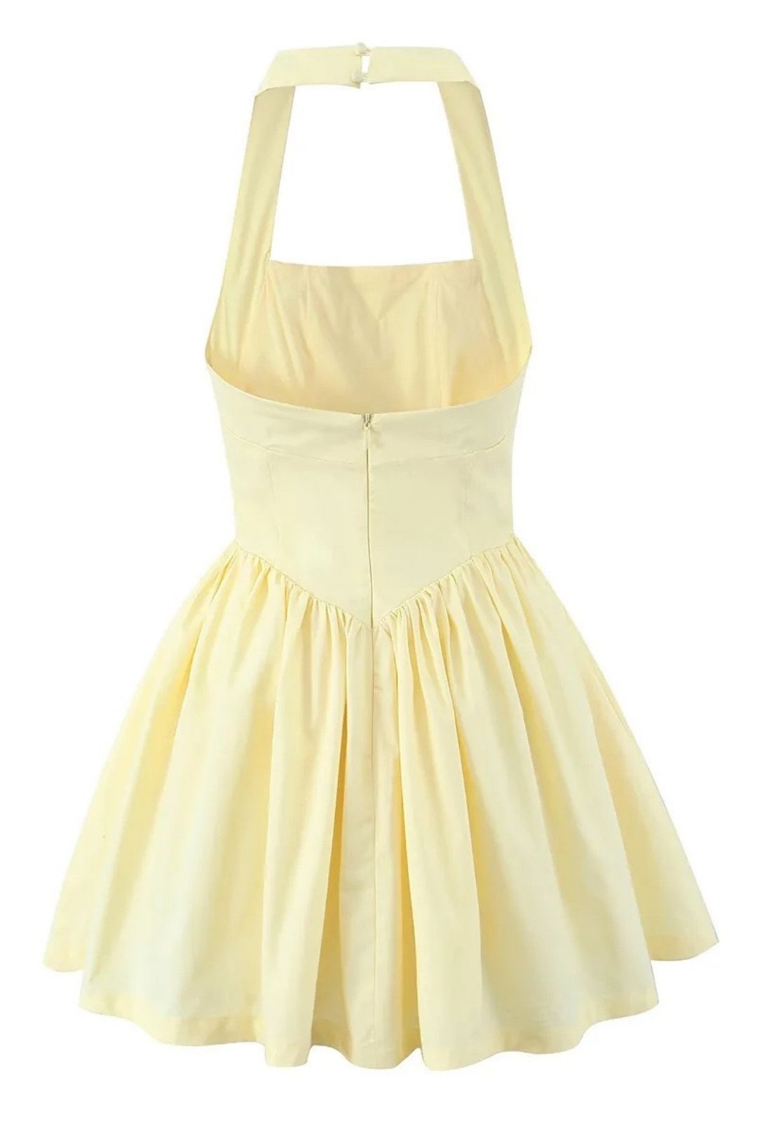 Fresh Ballet Style Halter Neck A-line Puffy Dress