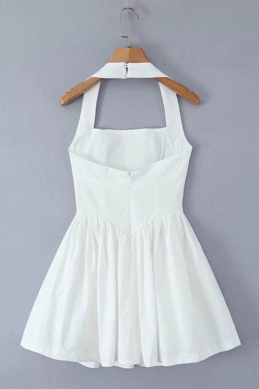 Fresh Ballet Style Halter Neck A-line Puffy Dress