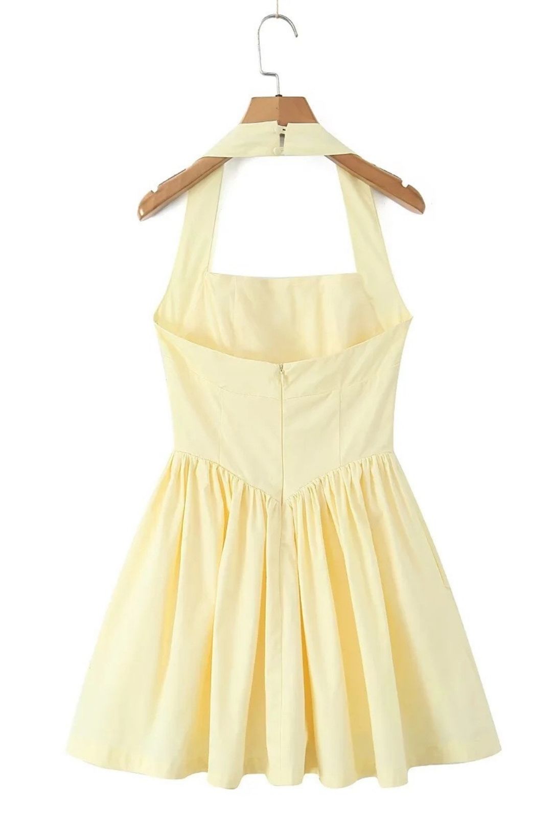 Fresh Ballet Style Halter Neck A-line Puffy Dress