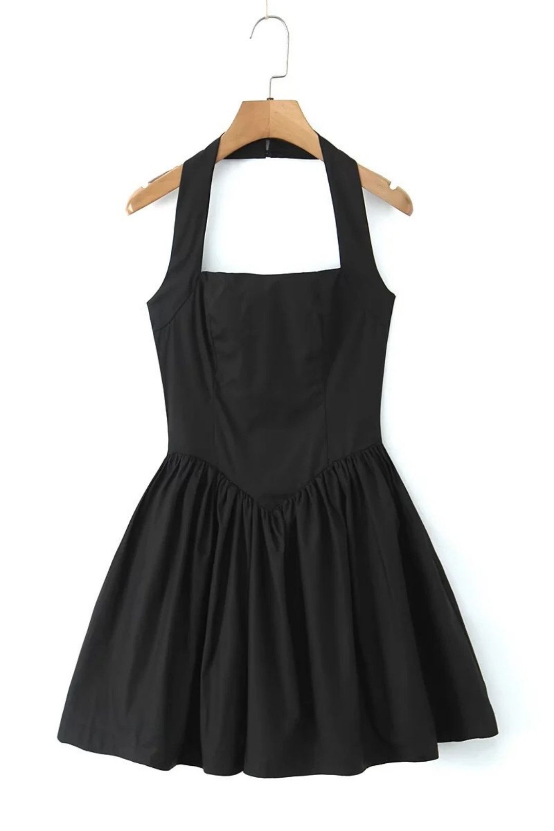 Fresh Ballet Style Halter Neck A-line Puffy Dress