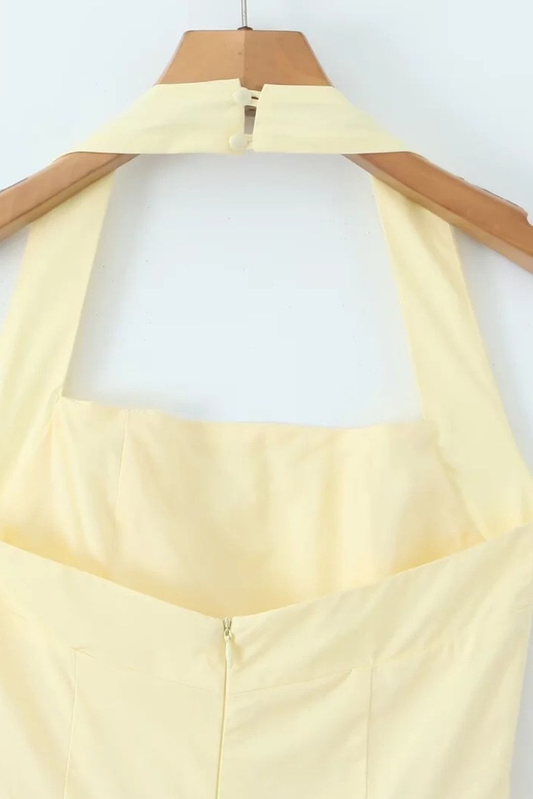 Fresh Ballet Style Halter Neck A-line Puffy Dress