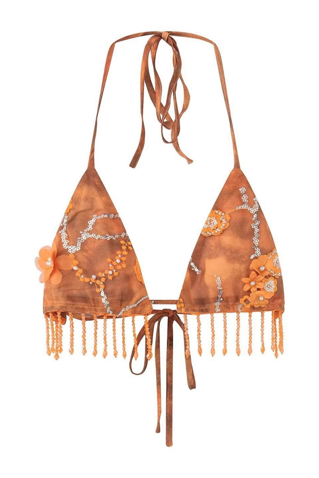 Bikini Skirt And Tassel Two-piece Set