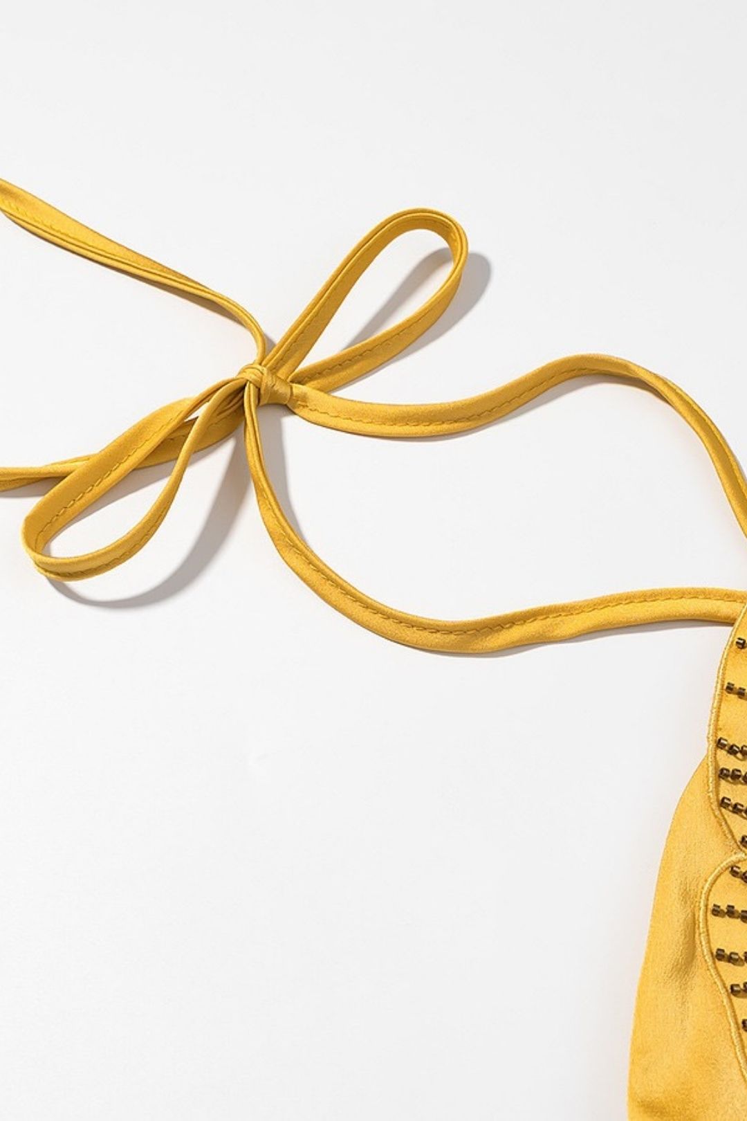 Niche Design Diamond Flower Decoration Halter Neck Dress