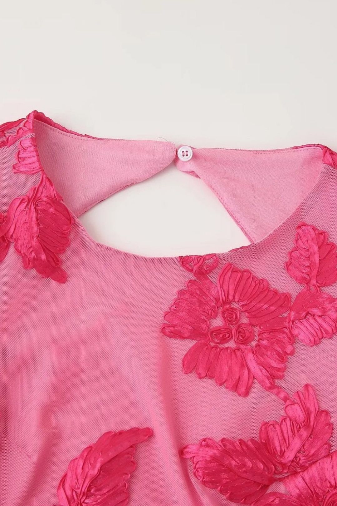 Sexy Dark Pattern Embossed Slim Fit Trumpet Sleeve Dress